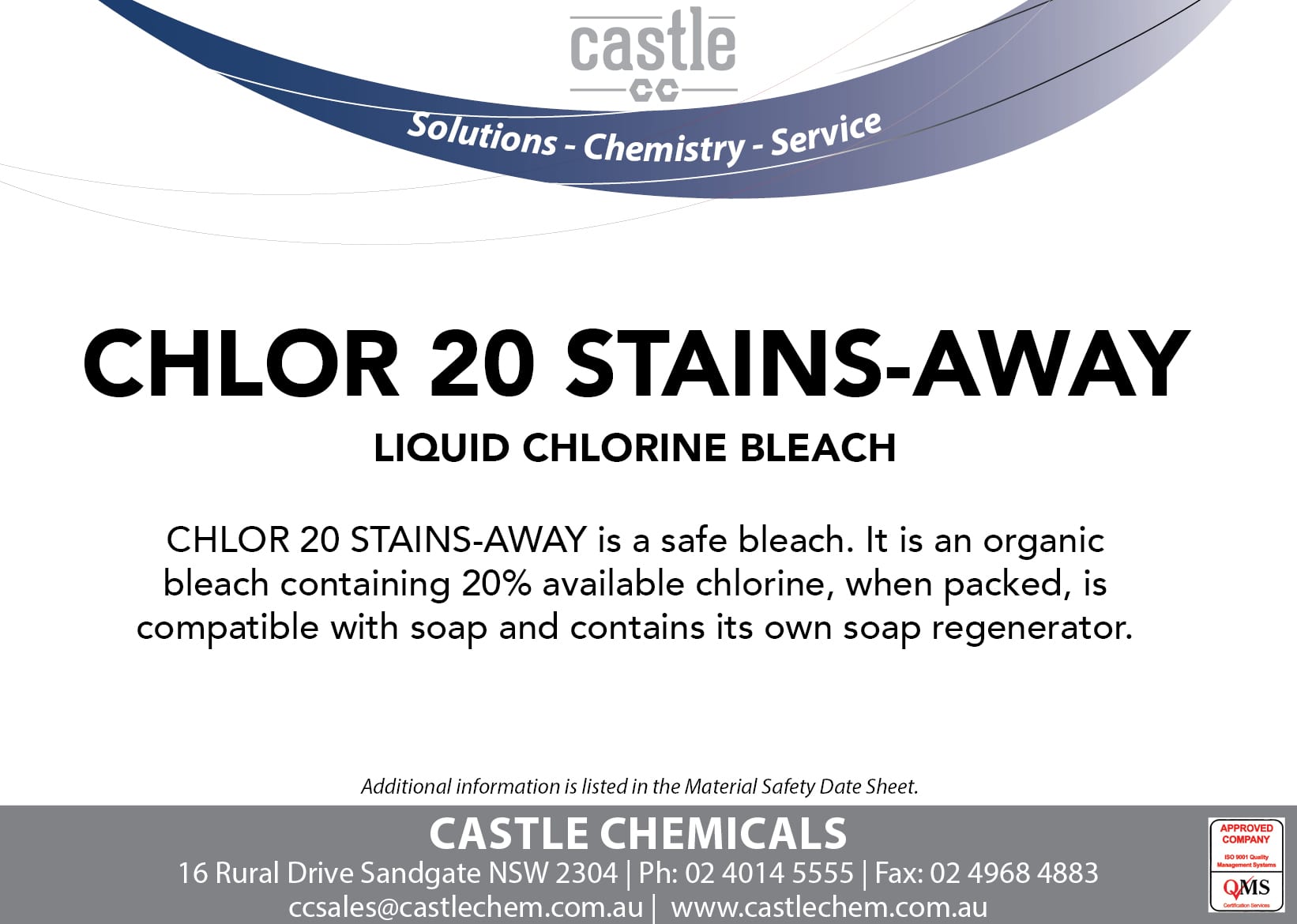 CHLOR-20-STAINS-AWAY