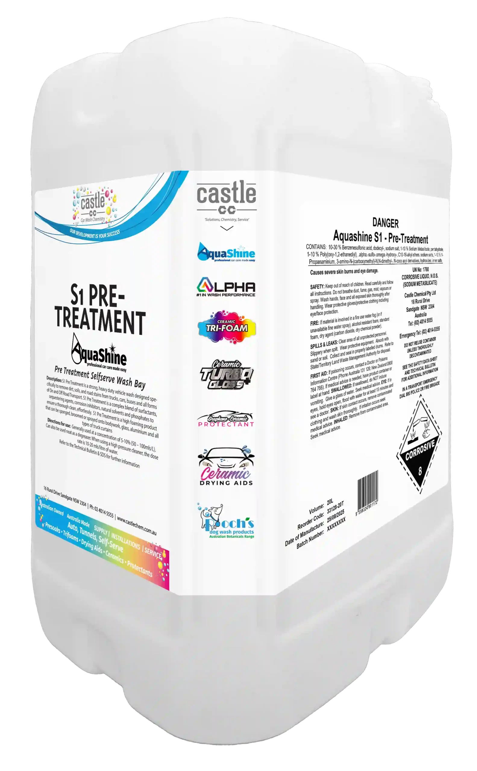 Aquashine S1 Pre Treatment/Soak