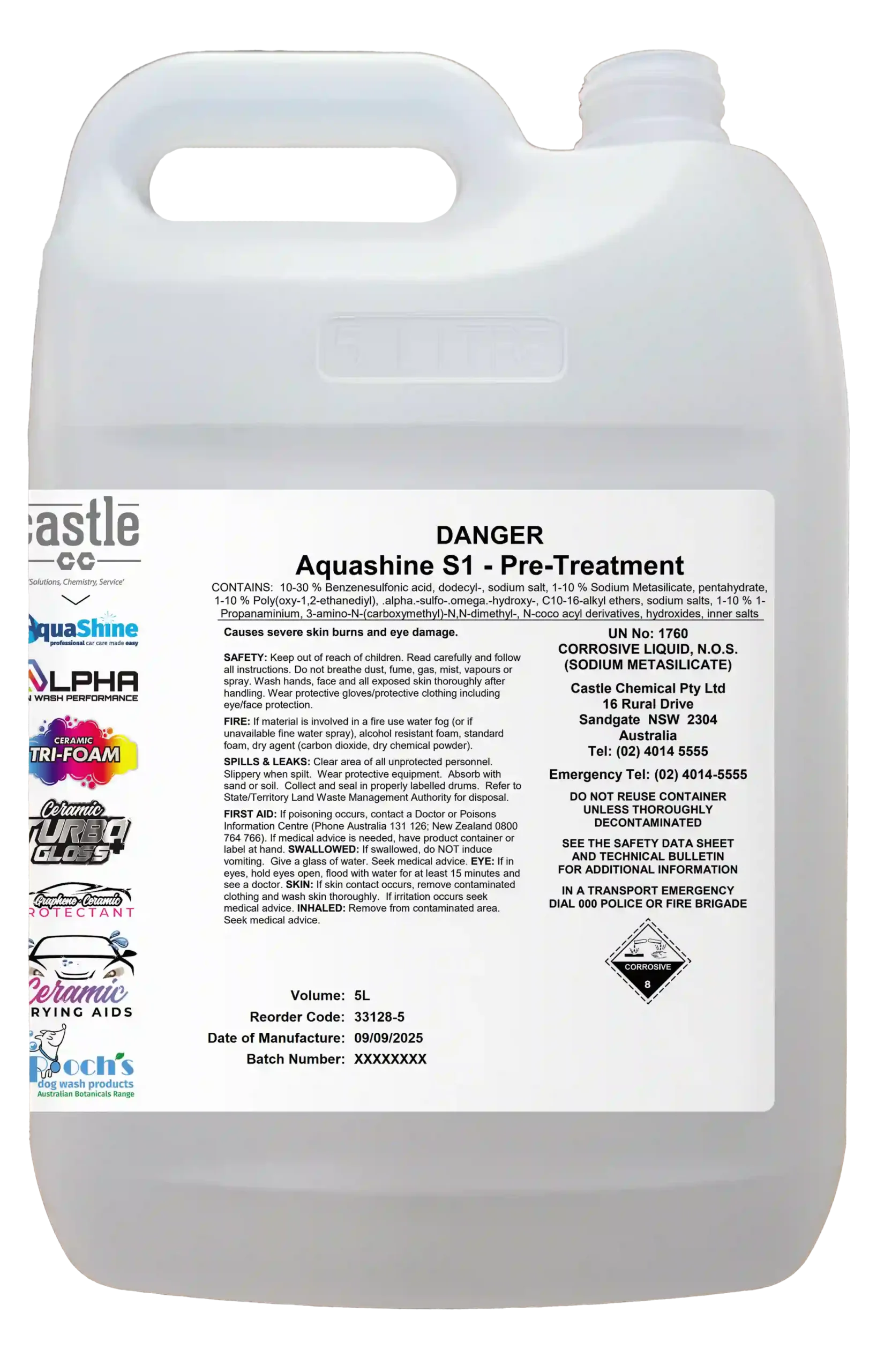 Aquashine S1 Pre Treatment/Soak - Image 3